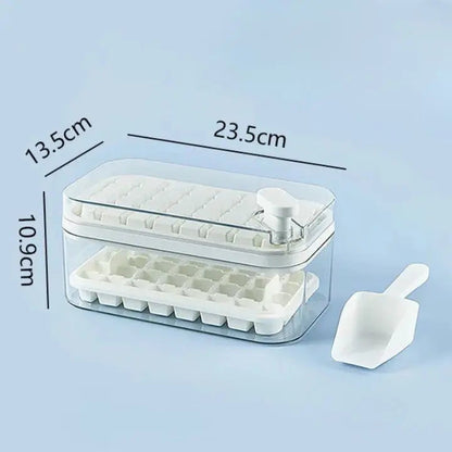 Premium 64-piece Silicone Ice Cube Tray with Lid