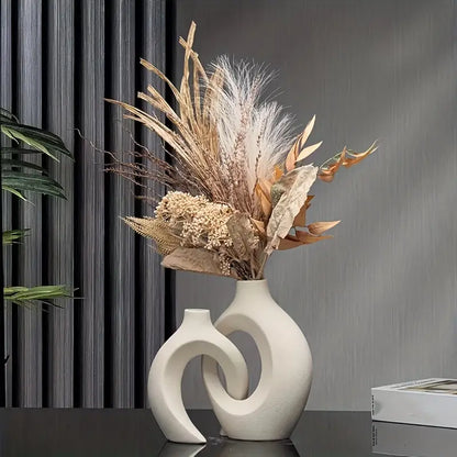 Simple White Ceramic Vase