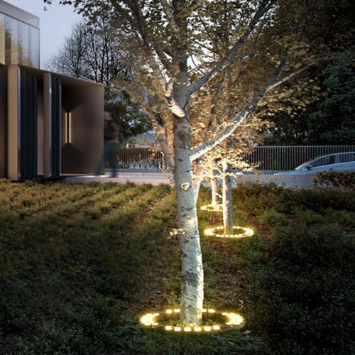 Elegant Outdoor Tree Spotlights - Warm White LED Garden Lights for Landscape Lighting-3