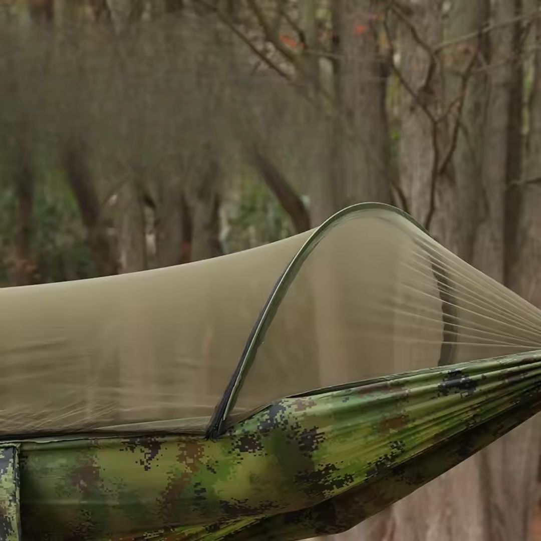 Outdoor Hammock with Bug Net Protection
