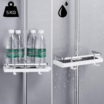 Wall Mounted Shower Caddy - Compact Bathroom Organizer