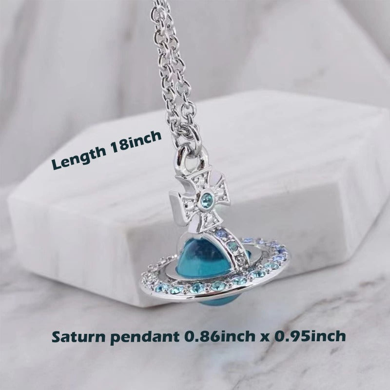 Beautiful Crystal Pendant Necklace Adjustable Chain