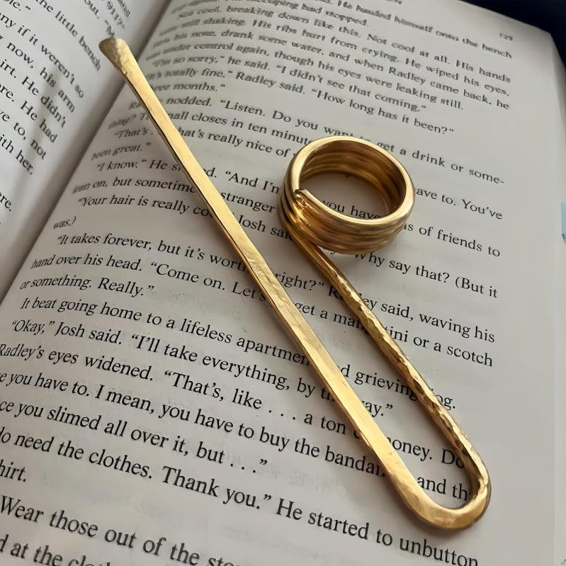 Simple Metal Bookmark Clip for Easy Reading