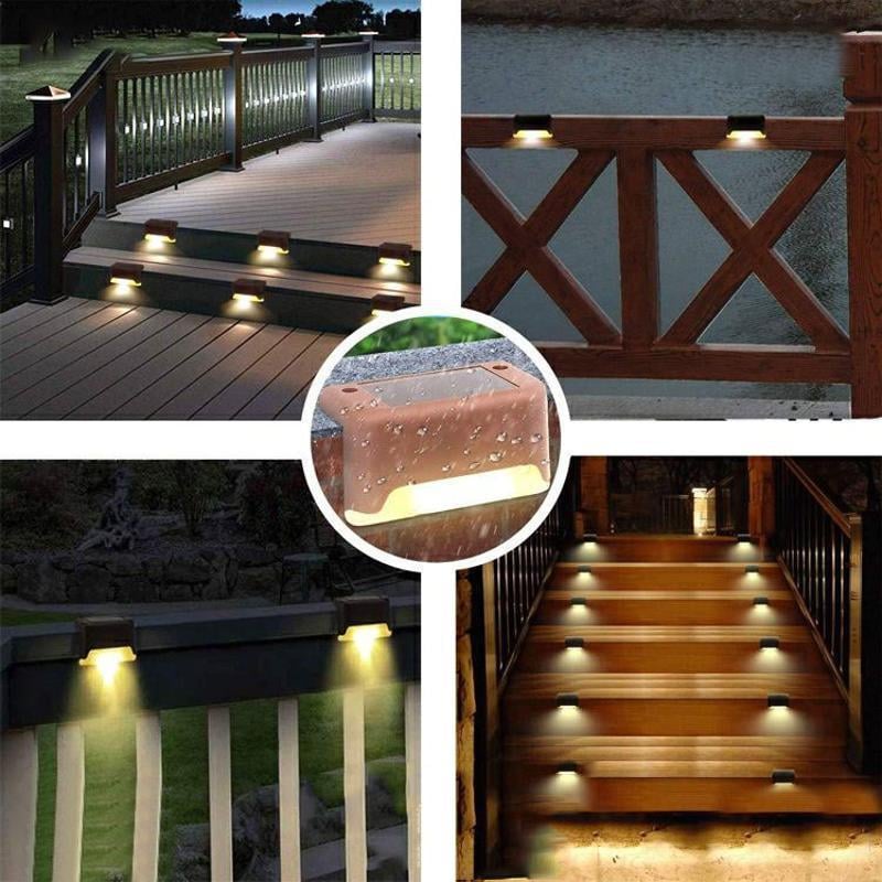 Eco Friendly Solar Powered Garden Step Lights