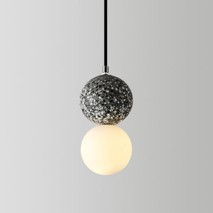 Modern Glow LED Pendant Light in Black and White - Fesara