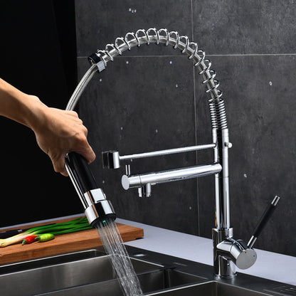 Luxury Brass Bathroom Faucet with Dual Handles
