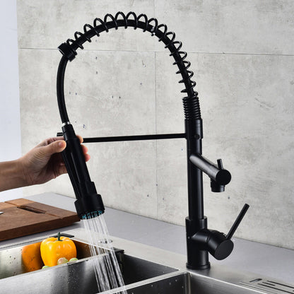 Luxury Brass Bathroom Faucet with Dual Handles
