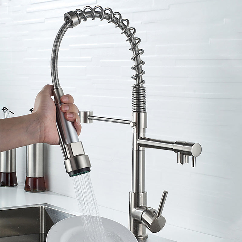 Luxury Brass Bathroom Faucet with Dual Handles