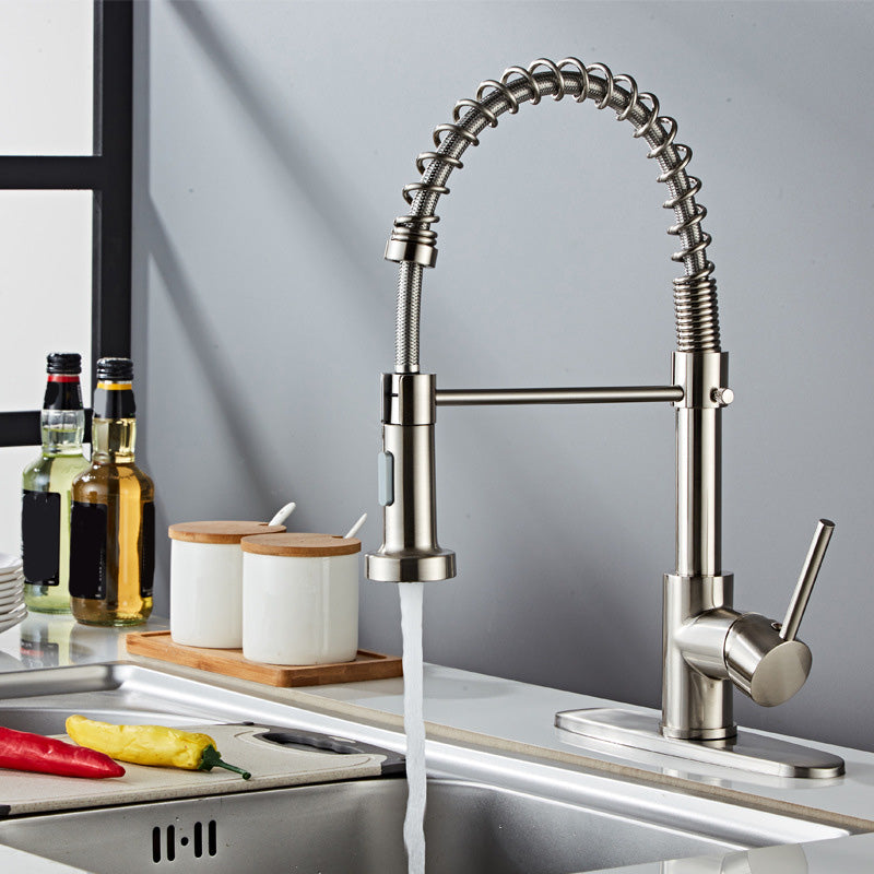 Luxury Brass Bathroom Faucet with Dual Handles - Fesara