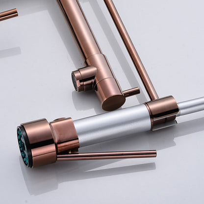Luxury Brass Bathroom Faucet with Dual Handles