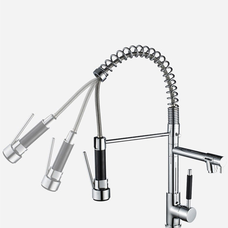 Luxury Brass Bathroom Faucet with Dual Handles