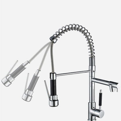 Luxury Brass Bathroom Faucet with Dual Handles