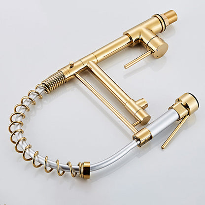 Luxury Brass Bathroom Faucet with Dual Handles