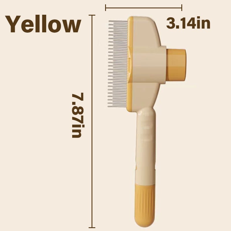 Pet Grooming Brush with Soft Fur Care