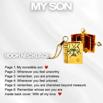 Personalized Photo Pendant Necklace with Heartfelt Message