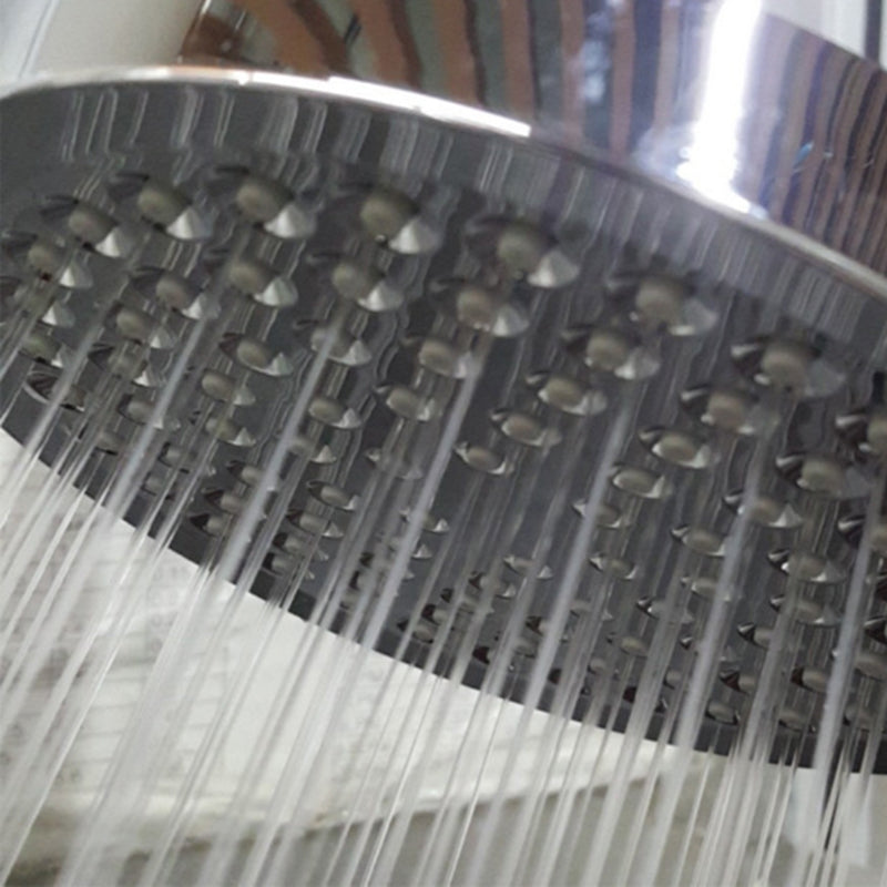 Modern Stainless Steel Wall Mount Round Shower Head Set
