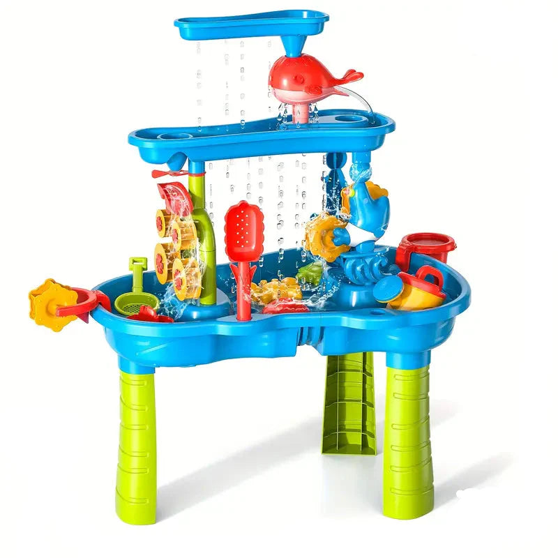 Kids Water Play Table with Sand and Storage