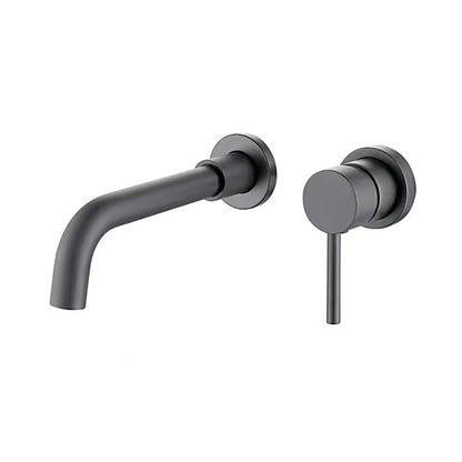 Wall Mount Bathroom Sink Faucet Single Handle Mixer