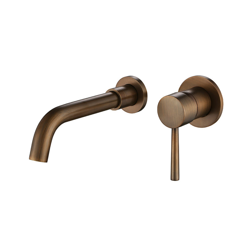 Wall Mount Bathroom Sink Faucet Single Handle Mixer
