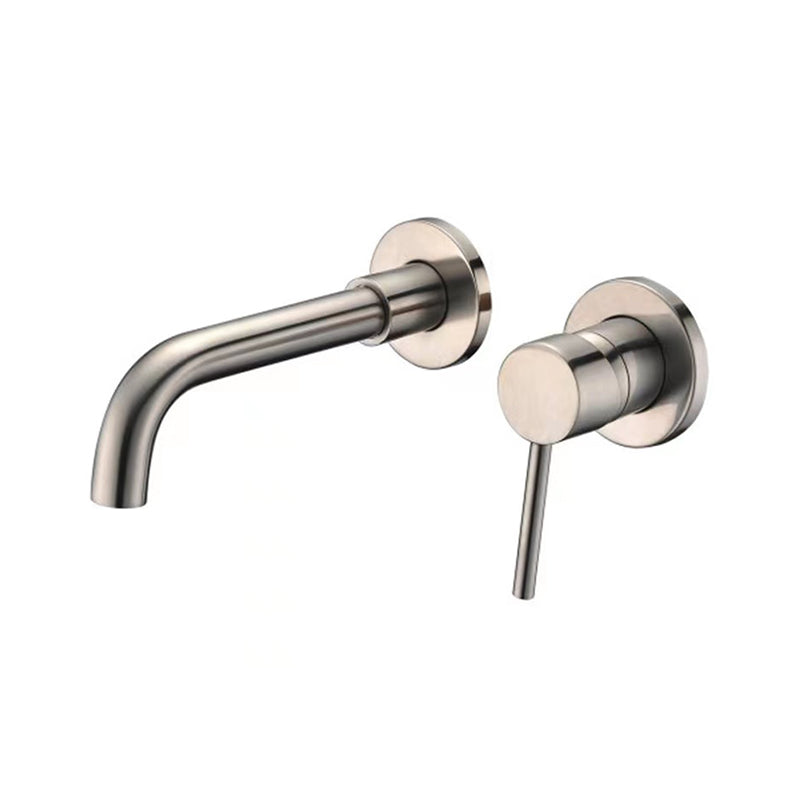 Wall Mount Bathroom Sink Faucet Single Handle Mixer