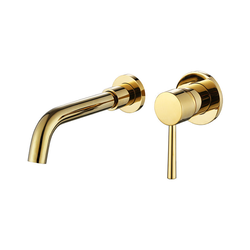 Wall Mount Bathroom Sink Faucet Single Handle Mixer