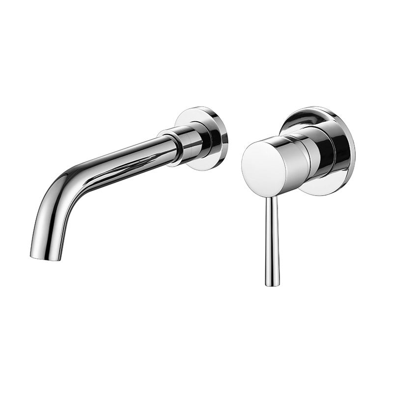Wall Mount Bathroom Sink Faucet Single Handle Mixer - Fesara