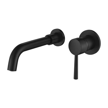 Wall Mount Bathroom Sink Faucet Single Handle Mixer