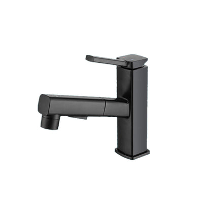 Fesara | Single Handle Pullout Kitchen Sink Faucet with Rotating Nozzle - Fesara