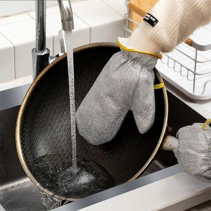 Durable Grip Cleaning Gloves - 2 Pack