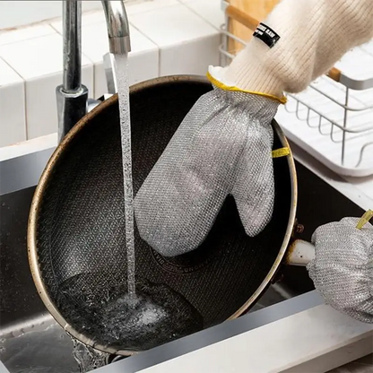 Durable Grip Cleaning Gloves - 2 Pack