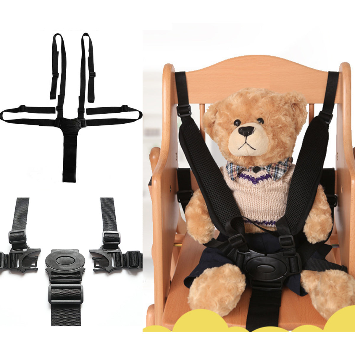 Secure 5-Point Baby Harness Belt - Fesara