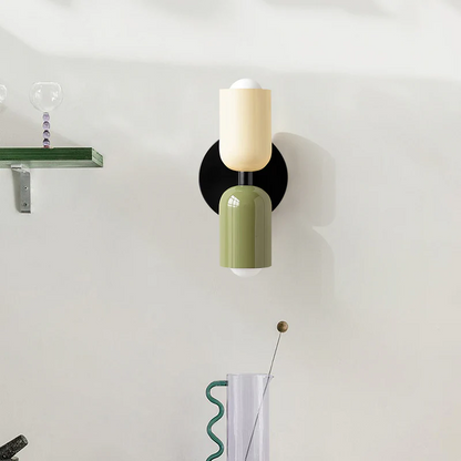 Contemporary Dual Head Wall Lamp