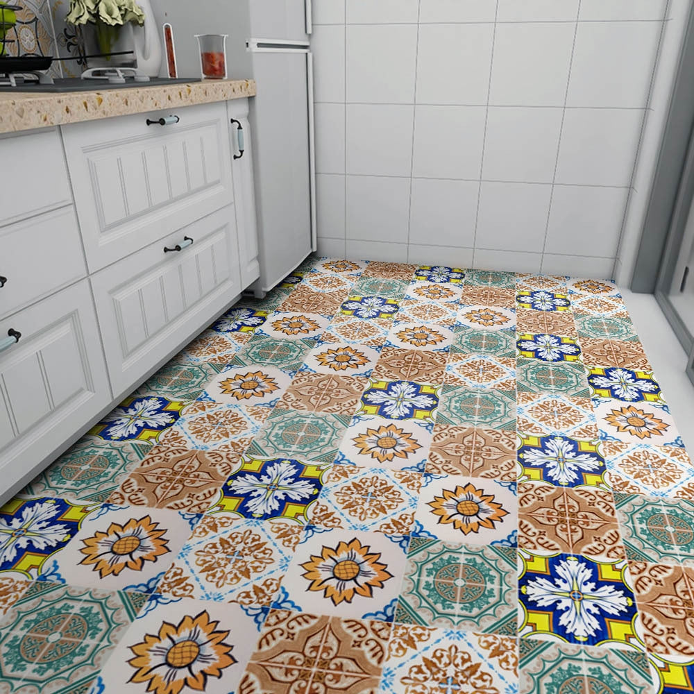 Colorful Self Adhesive Vinyl Floor Tiles