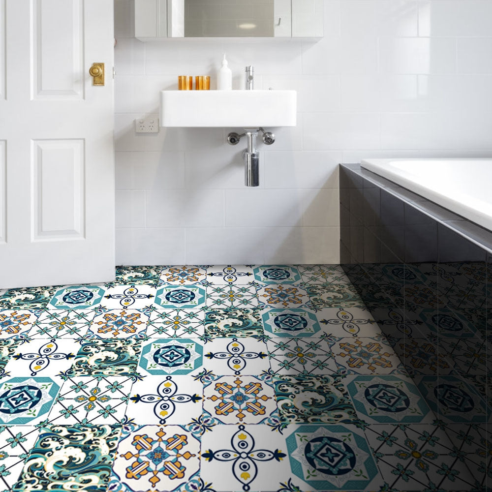 Colorful Self Adhesive Vinyl Floor Tiles