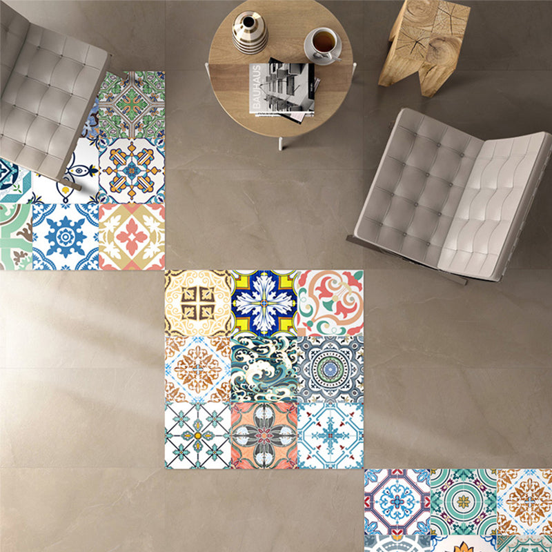 Colorful Self Adhesive Vinyl Floor Tiles