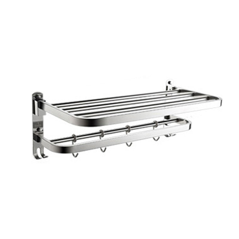 Luxury Chrome Bathroom Fixture Set with Shelf and Towel Rack