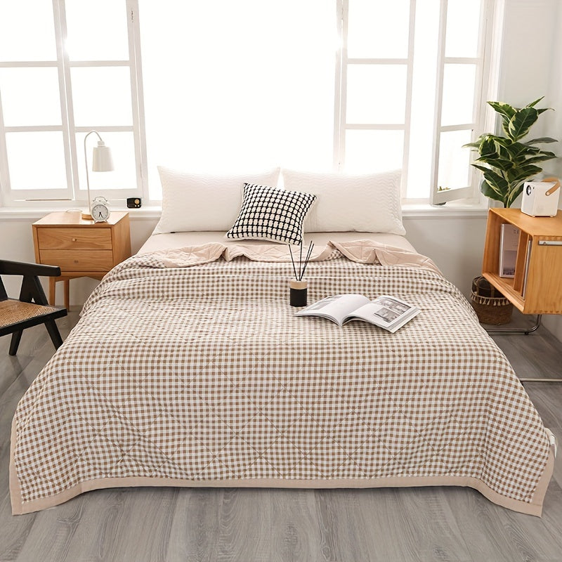Fesara | Classic Lightweight Plaid Throw Blanket