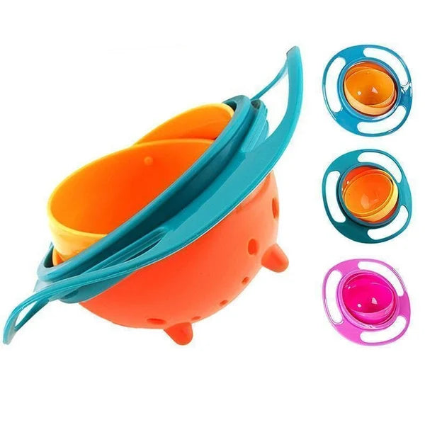 Easy Spill Proof Rotating Food Bowl