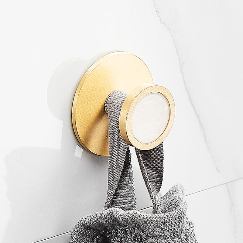 Luxury Marble Bathroom Accessories Set with Shelf - Fesara
