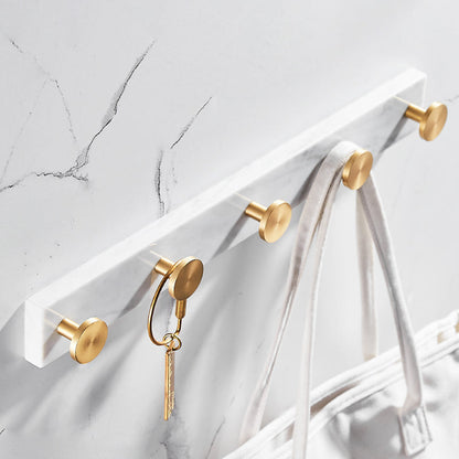 Luxury Marble Bathroom Accessories Set with Shelf