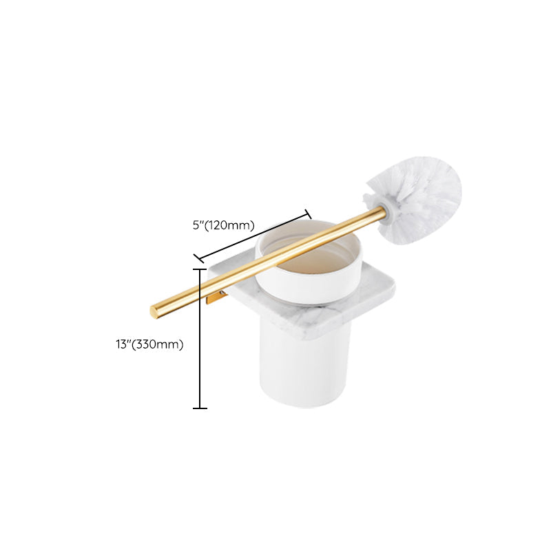 Luxury Marble Bathroom Accessories Set with Shelf