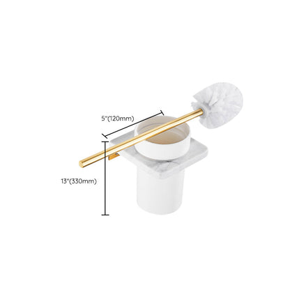 Luxury Marble Bathroom Accessories Set with Shelf