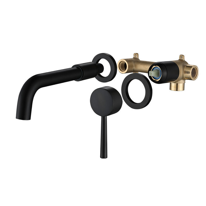 Commercial 2-Handle Wall Mount Bathroom Sink Faucet