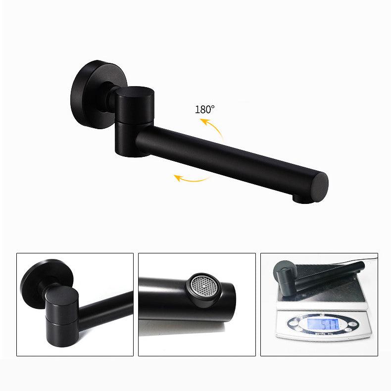 Commercial 2-Handle Wall Mount Bathroom Sink Faucet