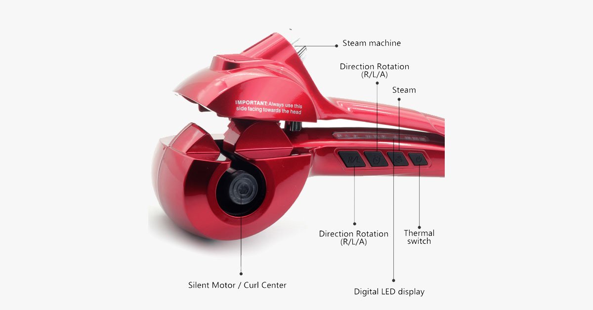 Easy Use Ceramic Auto Hair Curler for Beachy Waves