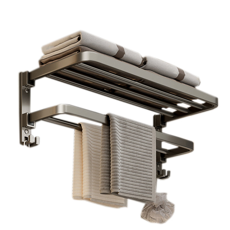 Luxurious Stainless Steel Bathroom Storage Towel Rack Set