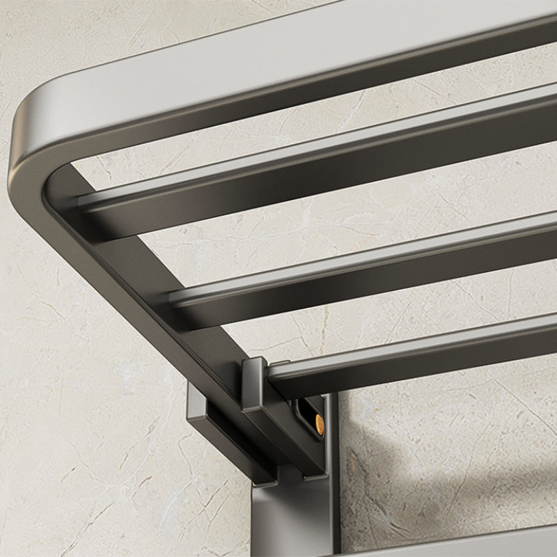 Luxurious Stainless Steel Bathroom Storage Towel Rack Set