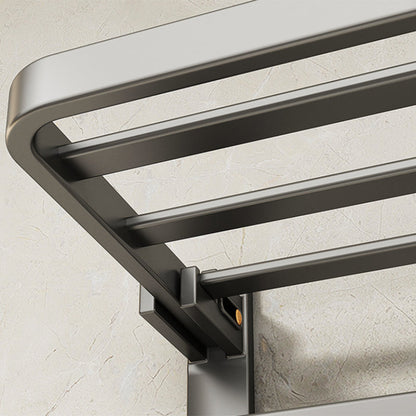 Luxurious Stainless Steel Bathroom Storage Towel Rack Set