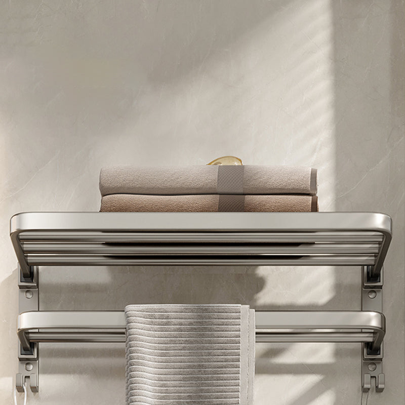 Luxurious Stainless Steel Bathroom Storage Towel Rack Set