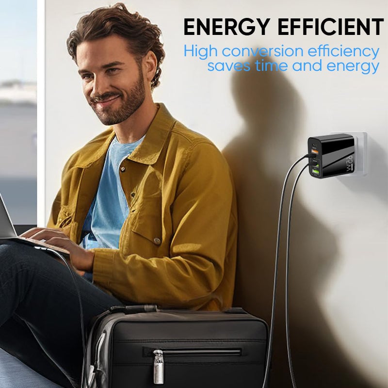 Fast 65W USB Charger Adapter - US Plug